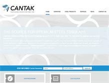 Tablet Screenshot of cantak.com